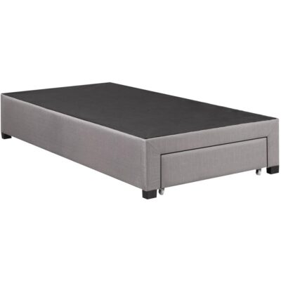 Twin Storage Bed Base - Grey