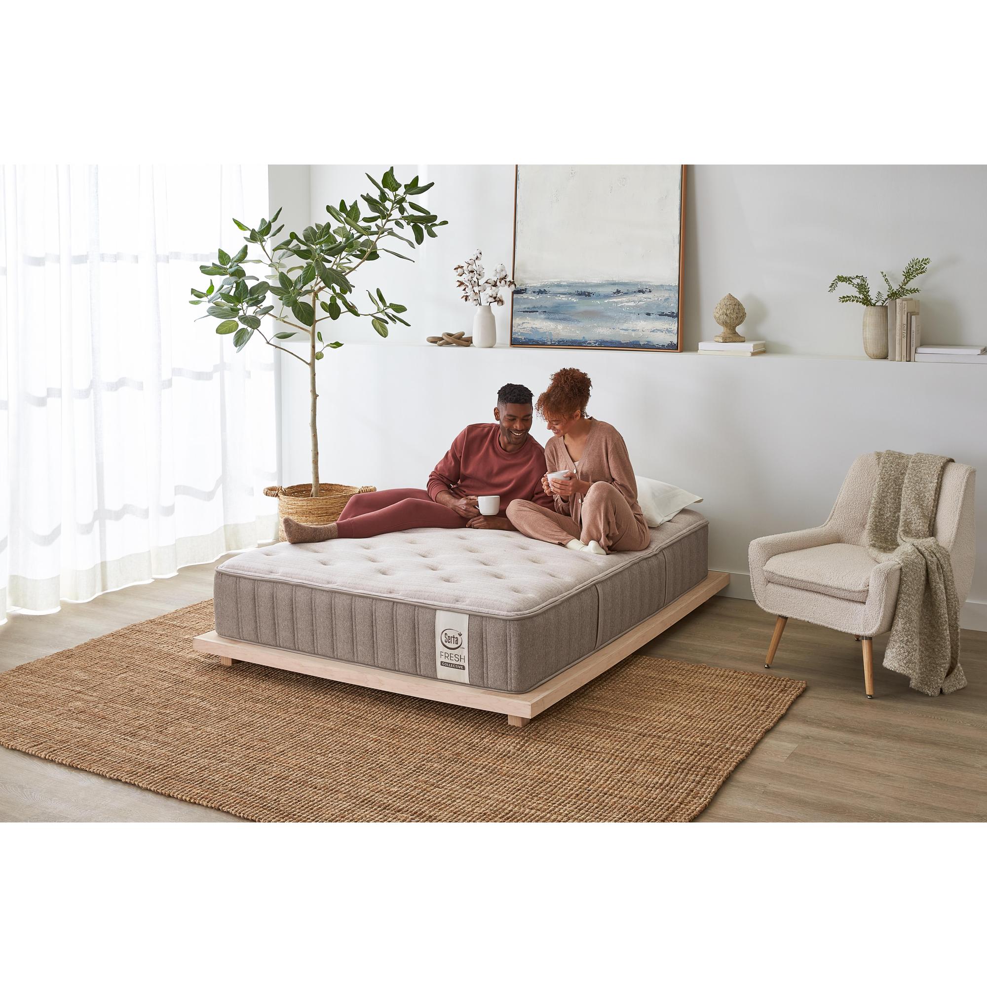 Serta Fresh Collective Wheat Firm Full Mattress - Image 12