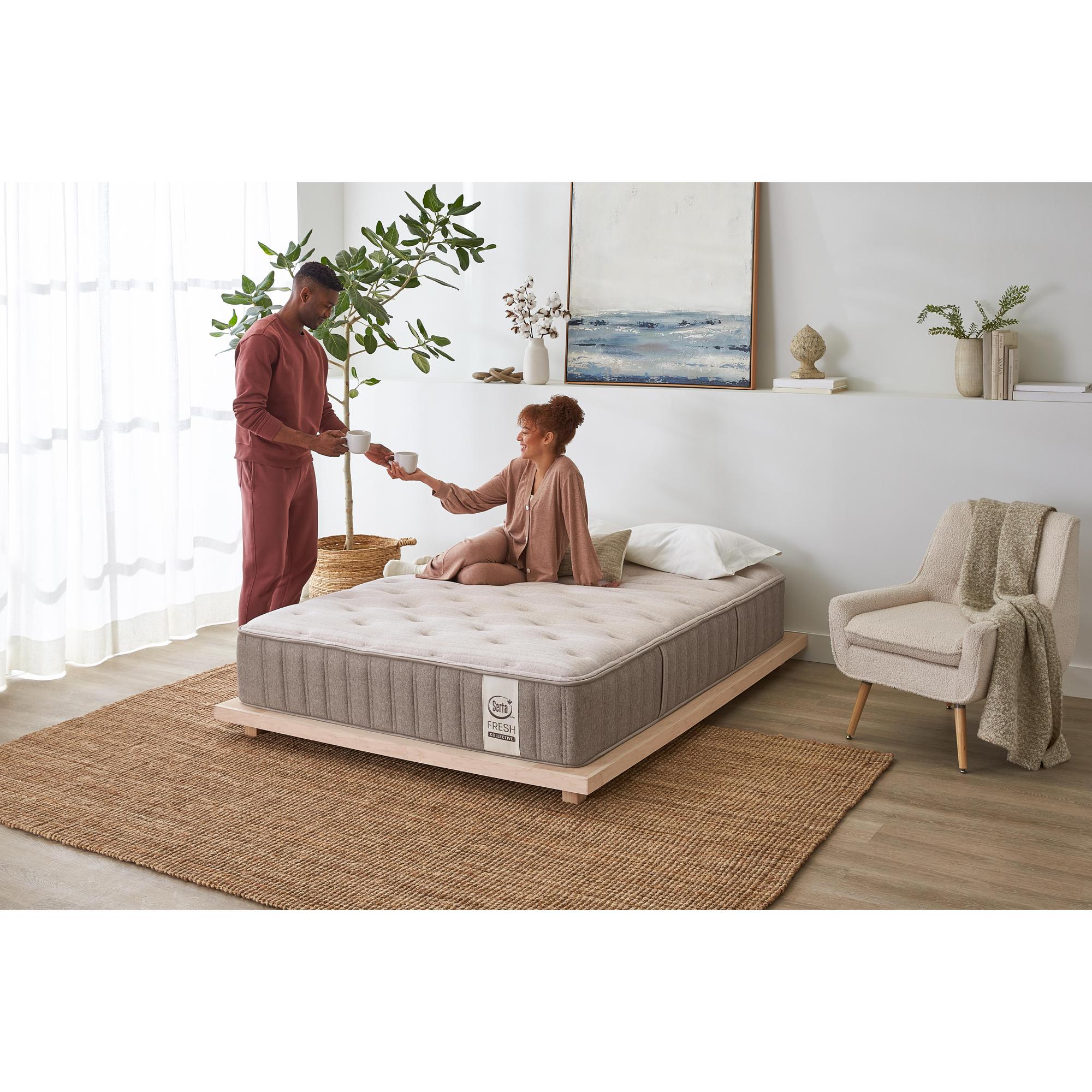 Serta Fresh Collective Wheat Firm Full Mattress - Image 11